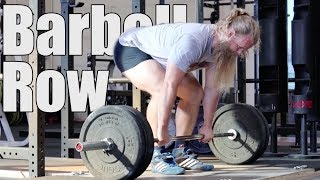 How To Barbell Row [upl. by Ahsehyt]