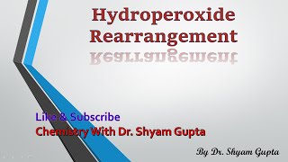 Hydroperoxide Rearrangement [upl. by Daniela]