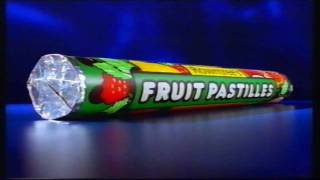 Rowntrees FRUIT PASTILLES UK TV advert 1994 [upl. by Dnalsor413]