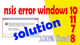 Solusi Jitu NSIS Error Pada Windows 10 Saat Launching Installer BST Dongle [upl. by Neelasor405]