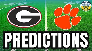 Georgia vs Clemson PREDICTIONS  2024 College Football Predictions  SEC Week 1 [upl. by Anelrad]