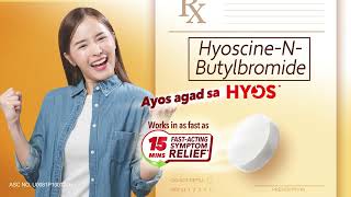 HyoscineNButylbromide Hyos® Prescribed by Doctors for Stomach Spasms [upl. by Atnoed]