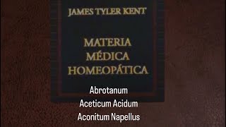 Materia Médica James Tyler Kent [upl. by Hallutama995]