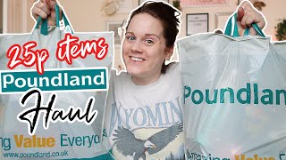 HUGE POUNDLAND HAUL 25P ITEMS  NEW IN FEBRUARY 2021 [upl. by Kall744]