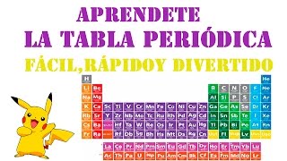 Aprender la TABLA PERIÓDICA fácil rápido y divertido con Mnemotecnia [upl. by Maxwell340]