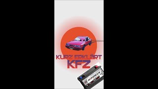 👨‍🏫 Kurz Erklärt 🚗 Starter Batterie 🔋🔋🔋 [upl. by Evita]