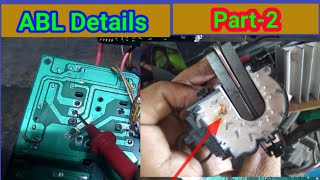 ABL line ABL Voltage ABL fault details in crt TV 🎆🎆 Colour TV ABL section Part 2 [upl. by Ross]