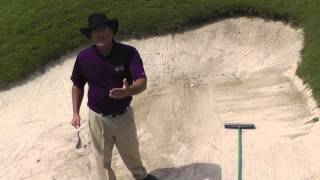 Getting Out Of The Sand Bunker In One Swing [upl. by Davine]