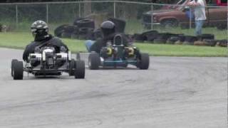 Vintage Karting  The Big One 2011  dual engine karts  drifting power speed [upl. by Macdonald471]