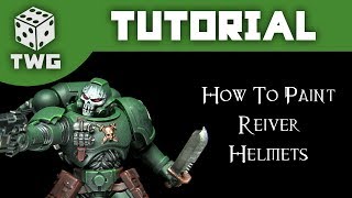 Warhammer Tutorial How To Paint Primaris Reiver Skull Helmets [upl. by Phylys]