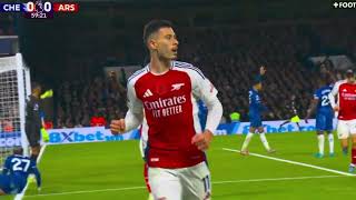 Gabriel Martinelli Goal vs Chelsea Arsenal vs Chelsea Premier League Highlights 2024 [upl. by Yenaiv]