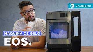 Avaliação da MÁQUINA de GELO EOS Ice Drink Cristal com WiFi  Harpyja [upl. by Reinaldo]