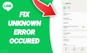 How To Fix Unknown Error Occurd On Line App [upl. by Parthena]