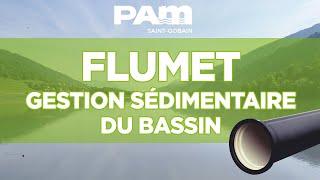 Des tuyaux Mineral pour la gestion sédimentaire du bassin du Flumet  SaintGobain PAM [upl. by Euqinomahs]