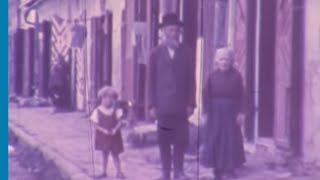 Rare Color Footage Depicting Jewish Life in the Shtetl Before the Holocaust [upl. by Einnoc]