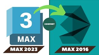 how to open 3ds max file latest versions into any older version [upl. by Lednyk]