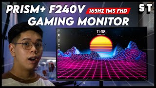 PRISM F240v Gaming Monitor Unboxing amp Review 24quot 165Hz 1ms FHD 120 sRGB  Samuel Tan [upl. by Lunneta823]