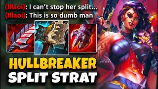 I Built HULLBREAKER On Samira and became an Unstoppable Split Push Machine [upl. by Auod]