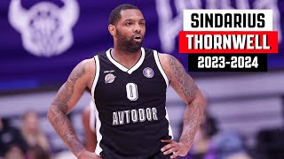 Sindarius Thornwell BEST Highlights from 20232024 Season  BC AVTODOR [upl. by Airdnaxela]