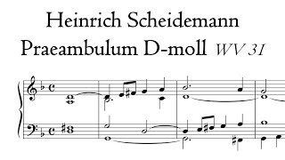 Scheidemann  Praeambulum Dmoll  D minor WV 31  Schnitger Organ Steinkirchen Hauptwerk [upl. by Hoffman]