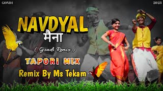 नवड्याल मैंना  Navdyal Maina New Gondi Song Tapori Mix  Dj Ms Tekam Remix Song [upl. by Albur]