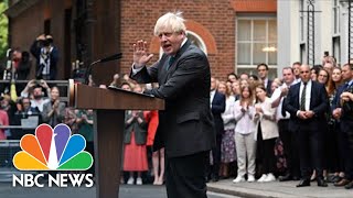 UKs Boris Johnson Makes Farewell Speech As Liz Truss Succeeds Him As Prime Minister [upl. by Viscardi946]