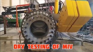 Testing of MIVMain Inlet Valve Dry amp Wet [upl. by Clie]