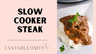 Slow Cooker Steak [upl. by Garris]