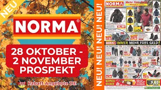 NORMA Prospekt Werbung  Prospekt Gültig von 28102024  Rabatt Angebote DE [upl. by Yren]