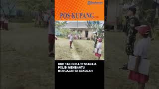 KKB Papua Ungkap Tak Suka jika Tentara amp Polisi Membantu Mengajar di Sekolah [upl. by Lani]