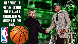 Why Were 14 Players Drafted Before Giannis Antetokounmpo Where Are They Now [upl. by Narol208]