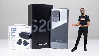 Samsung Galaxy S20 Ultra amp Galaxy Buds UNBOXING [upl. by Doner642]