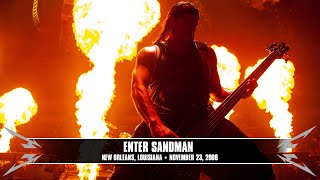 Metallica Enter Sandman New Orleans LA  November 23 2008 [upl. by Yelrac135]