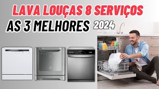 Qual Melhor Lava Louças 8 Serviços 2024  Melhor Lava Louças 8 Serviços  Máquina de Lavar Louças [upl. by Vanya]