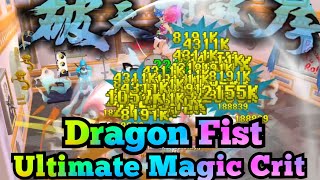 Dragon Fist Ultimate Magic Crit Build Ragnarok Mobile Eternal Love [upl. by Norud]