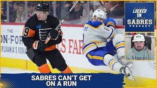 The Sabres just cant get on a run with a loss to the Flyers [upl. by Kcerb]