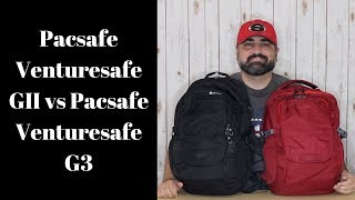 Pacsafe Venturesafe GII vs Pacsafe Venturesafe G3 Whats New [upl. by Fanni]