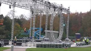 Alton Towers Fantastical Fireworks show preperations [upl. by Travus]