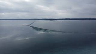 Lake SimcoeCooks Bay January 2nd 2023 [upl. by Ymmit169]