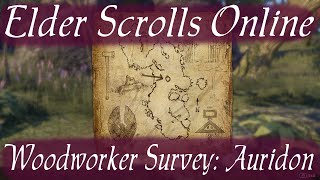 Woodworker Survey Auridon Elder Scrolls Online [upl. by Alyat]