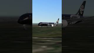 Rate the Landing Air NZ B7879 in RFS Christchurch shorts [upl. by Franci]