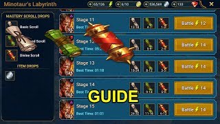 HOW TO GRIND MINOTAUR  RAID Shadow Legends [upl. by Sitelc]