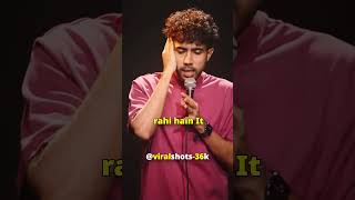 stand up comedy Abhishek Upmanyu😂  YoutubeViralClipss  standupcomedy funny shortsfeed shorts [upl. by Uy97]