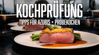 Gesellenprüfung Koch – Ablauf und Probekochen [upl. by Nnyleve470]