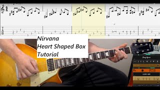 Nirvana  HeartShaped Box  Guitar Tab  Lesson  Cover  Tutorial [upl. by Sharl403]