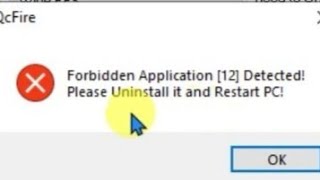 UMT QC Fire Forbidden Application Deteted  Please Uninstall it and Restart PC [upl. by Nylcoj]