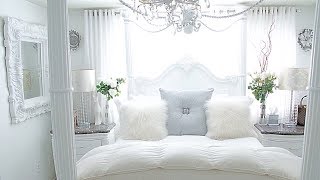 Vintage French Bedroom Tour French Decor Room Makeover Spring bedroom Decorating Ideas 2024 [upl. by Anisor]