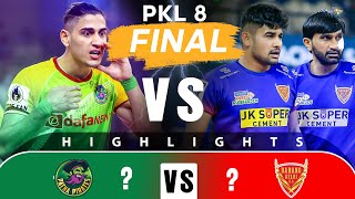 Pro Kabaddi League 8 Highlights Final  Dabang Delhi Vs Patna Pirates [upl. by Naerad921]