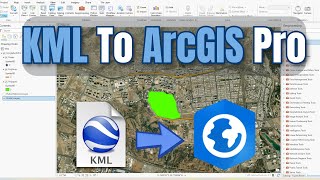 How to convert KML files Google Earth in ArcGIS Pro [upl. by Mable]