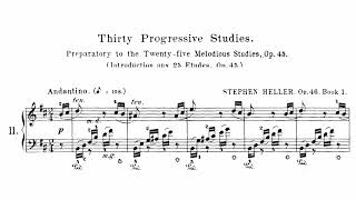 Stephen Heller  Etude Op 46 No 11 [upl. by Yenal]